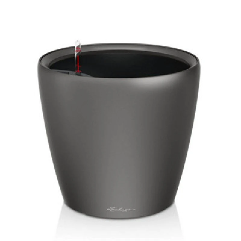 Image of Lechuza Lechuza CLASSICO Premium LS 28 16043 Planter container Anthracite 16043