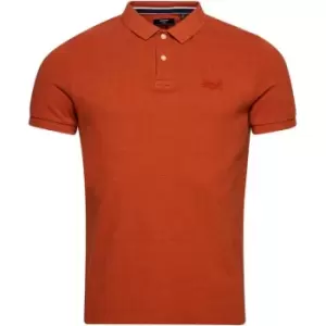 Image of Superdry Core Polo Shirt - Orange