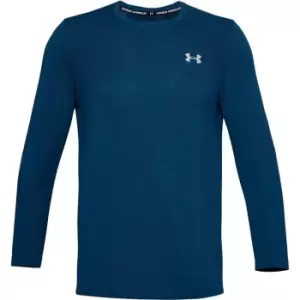 Image of Under Armour Seamless Long Sleeve T Shirt Mens - Blue