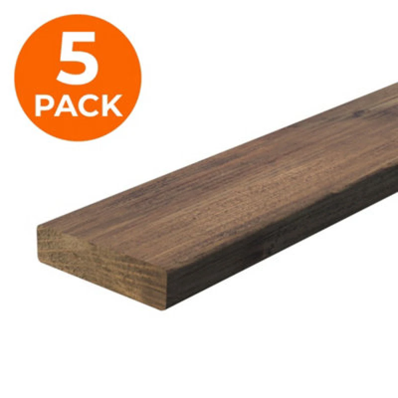 Image of Cerland Lucio Wooden Decking Boards (L) 240Cm X (W) 9.5Cm X (T) 20mm Pack Of 5