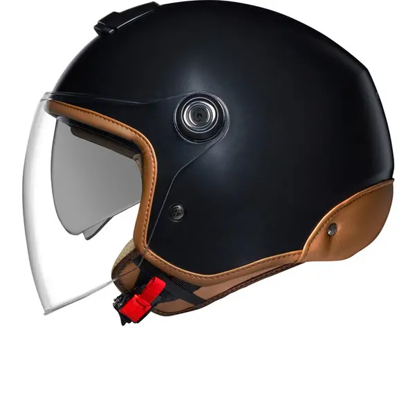 Image of Nexx Y.10 Sunny Black Matt Camel Jet Helmet L