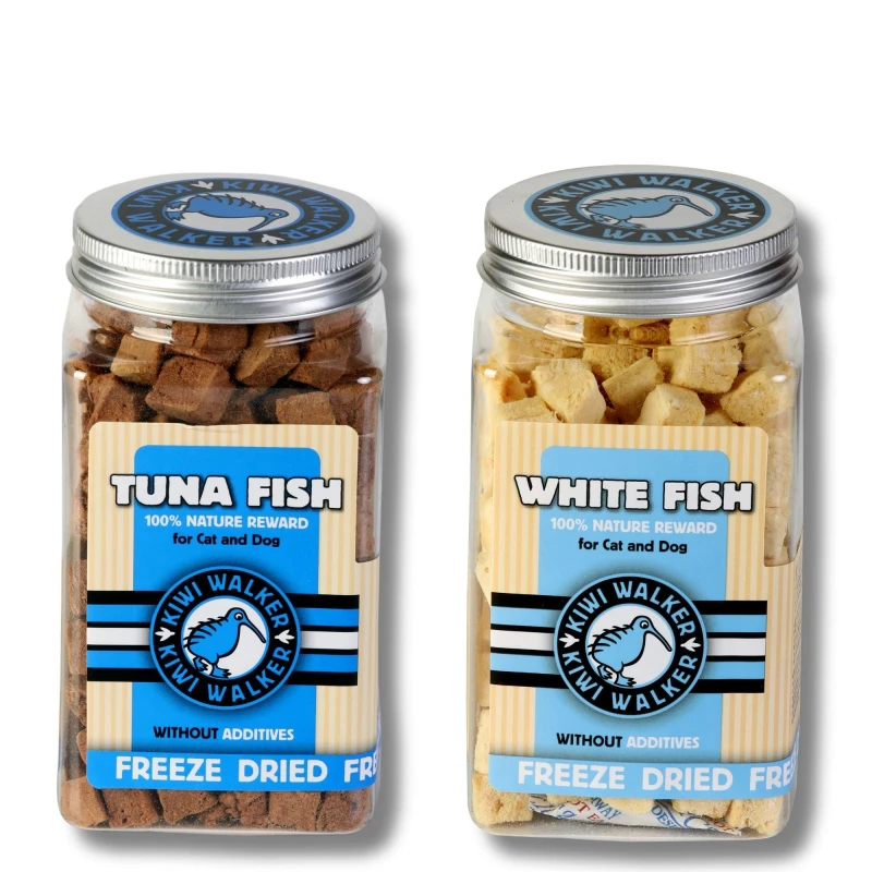 Image of Kiwi Walker Freeze Dried Snack-Tuna Fish 105G And White Fish 70G One Colour WX7U5 Unisex