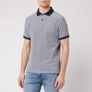 Image of Barbour Mens Sports Polo Mix - Midnight - S - Blue