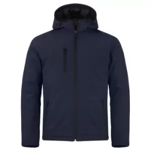 Image of Clique Mens Padded Soft Shell Jacket (M) (Dark Navy)