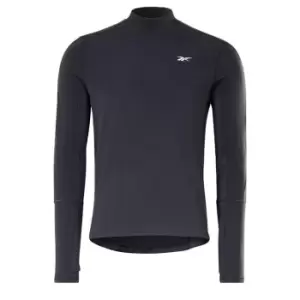 Image of Reebok United By Fitness Long Sleeve Warming Long-sleeve - Black