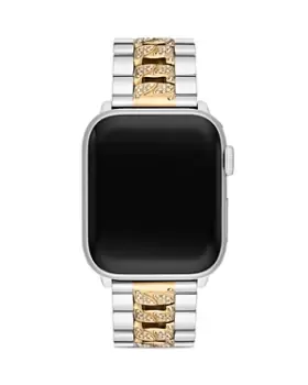 Image of Michael Kors Apple Watch Two-Tone Stainless Steel Bracelet