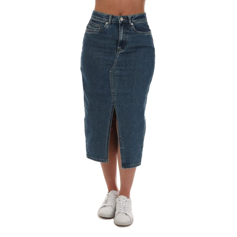 Image of Only Siri Denim Skirt - Blue Blue 8