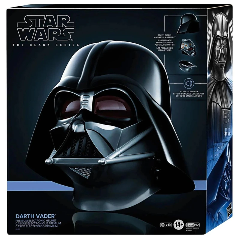 Image of Hasbro Star Wars The Black Series Darth Vader Premium Electronic Helmet Merch - Action Figures