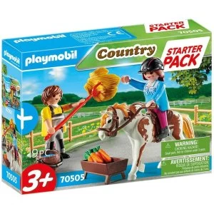 Image of Playmobil Starter Pack Horseback Riding Playset