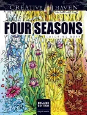 Image of creative haven deluxe edition four seasons coloring book