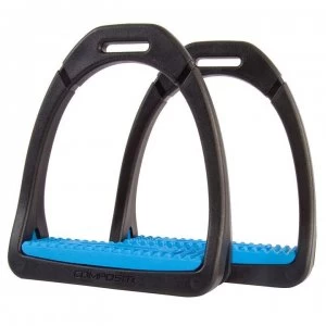 Image of Shires Juniors Premium Profile Stirrups - Baby Blue