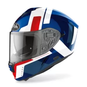 Image of Airoh Spark Shogun Helmet, red-blue Size M red-blue, Size M