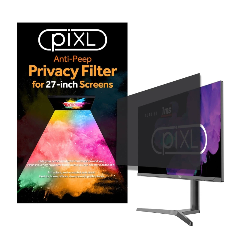 Image of piXL piXL 27" Monitor Privacy Screen Filter 68.6cm (27") Frameless display privacy filter SCRPRO27