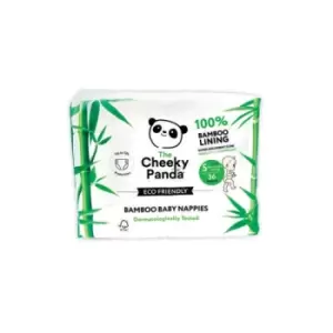 Image of Cheeky Panda Baby Nappies Size 5 12-16kg 4x36 (Pack of 144) NAPPS5X4-V2