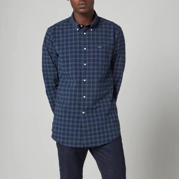 Image of Barbour Mens Lomond Tailored Shirt - Midnight Tartan - M