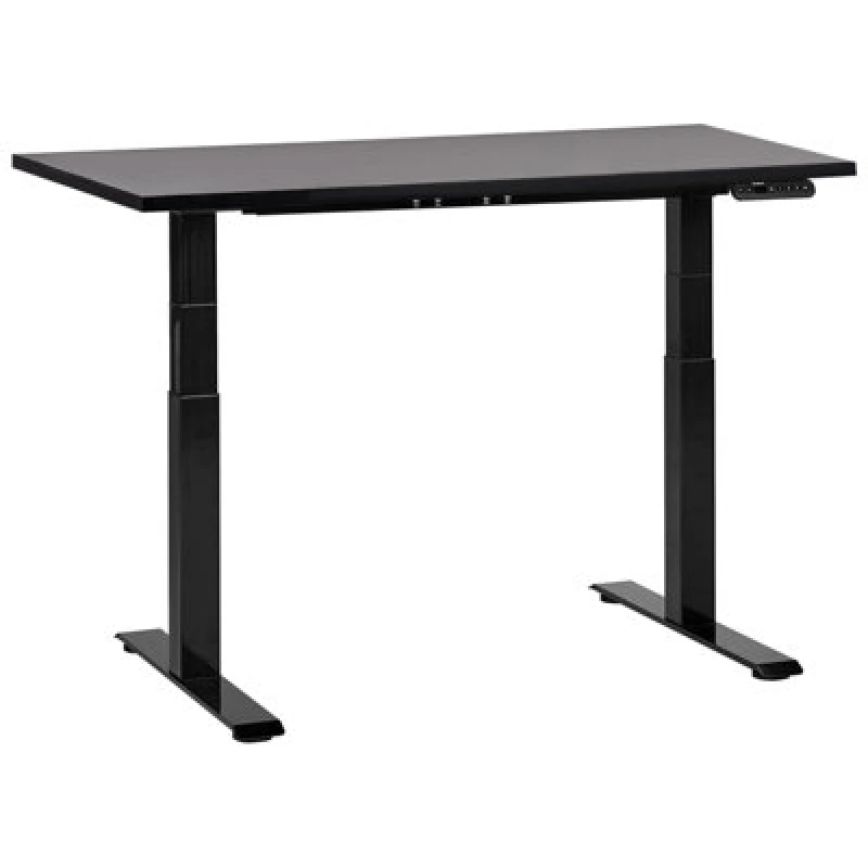 Image of Beliani Electric Adjustable Standing Desk Destines Black 120 Cm 72 Cm