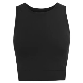 Image of Biba Active Logo Crop Top - Black