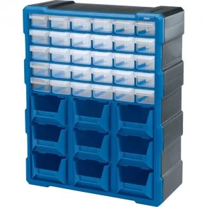 Image of Draper 30 Drawer 9 Bin Organiser Cabinet