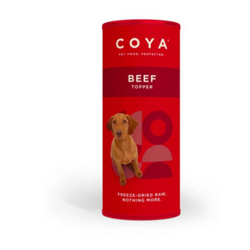 Image of Coya Beef Freeze-Dried Raw Adult Dog Food Topper 50g Brown unisex