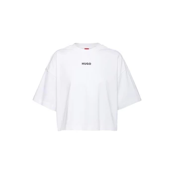 Image of Hugo Daylora Crop Top - White