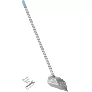Image of VEVOR Metal Detector Sand Scoop, Stainless Steel Metal Detecting Beach Scoop Scoops, 10 MM Hole Beach Metal Detector Scoop Shovel, w/ Stainless Steel
