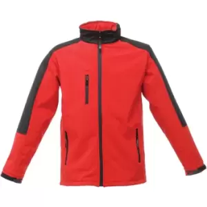 Image of Professional HYDROFORCE Waterproof Softshell Jacket mens Jacket in Red. Sizes available:UK S,UK M,UK L,UK XL,UK XXL,UK 3XL