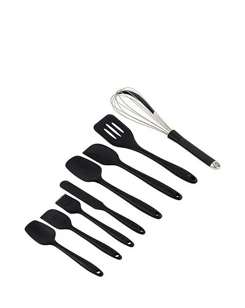 Image of Salter Salter Bakes 8pc Utensil Set Black EN74301