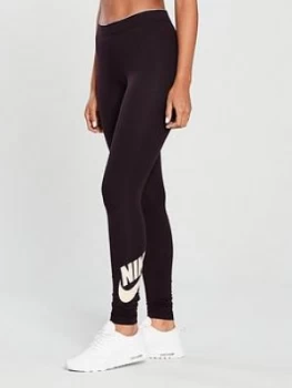 Image of Nike Sportswear Club Futura Legging Burgundy Burgundy Size S Women