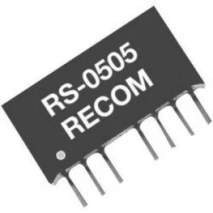 Image of RECOM RS 4805D 2W DCDC Converter SIP4 RS 4805D 5 V 200 mA 2 W