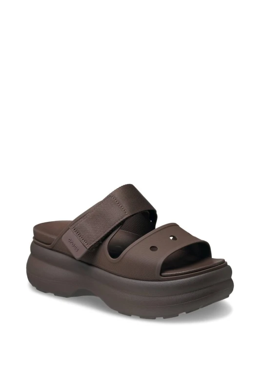 Image of Crocs Womens Soho Two Strap Sandal in Brown Size: 7 Brown Female 7
