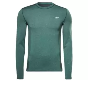 Image of Reebok United By Fitness MyoKnit Seamless Long-Sleeve Top - Green