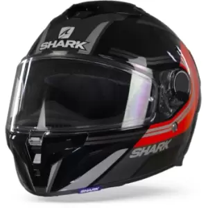 Image of Shark Spartan GT Tracker KRS Black Red Silver S