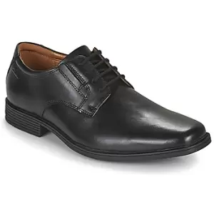 Image of Clarks TILDEN PLAIN mens Casual Shoes in Black,7,8,9,9.5,10.5,11,8.5,7.5,10,6,6,7,8,8.5,9,9.5,10,10.5,11
