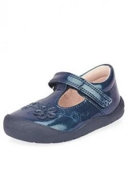 Image of Start-rite First Mia Shoes - Navy Glitter, Navy Glitter, Size 2.5 Younger