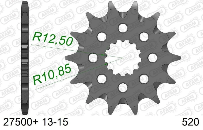 Image of AFAM 27500+15 Chain Pinion Steel Chain Pinion (5480)