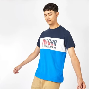 Image of Jack Wills Outwell Graphic T-Shirt - Navy