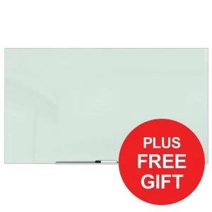Image of Nobo Diamond 1260x711mm Glass Magnetic Glassboard with Fixing Included