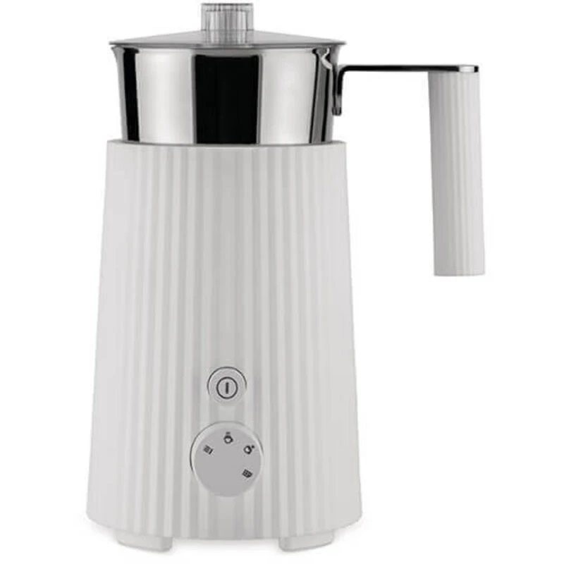 Image of Alessi Milk Frother - Plisse White White MDL13 W/UK