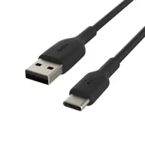 Image of Belkin CAB001BT1MBK USB cable 1m USB A USB C Black