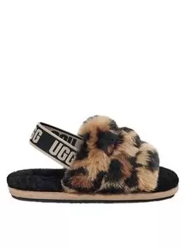 Image of UGG Fluff Yeah Toddler Slide Animal Slipper, Animal, Size 10 Younger