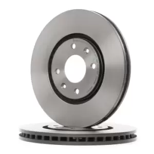 Image of PAIR PAINTED BREMBO BRAKE DISCS 09.9616.11