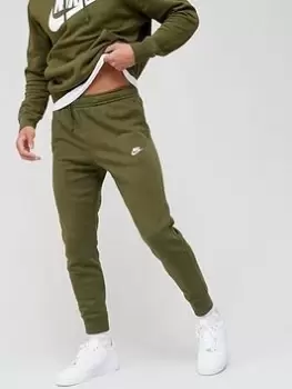 Image of Nike Club Fleece Joggers - Green, Size S, Men