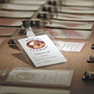 Image of 3L Self Laminating ID Tags and Clips 11130 (PK10)