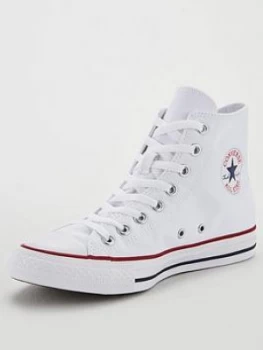 Image of Converse Chuck Taylor All Star Hi, White/White, Size 8.5, Men