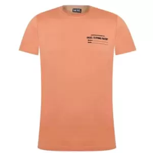 Image of Diesel Factory T-Shirt - Orange