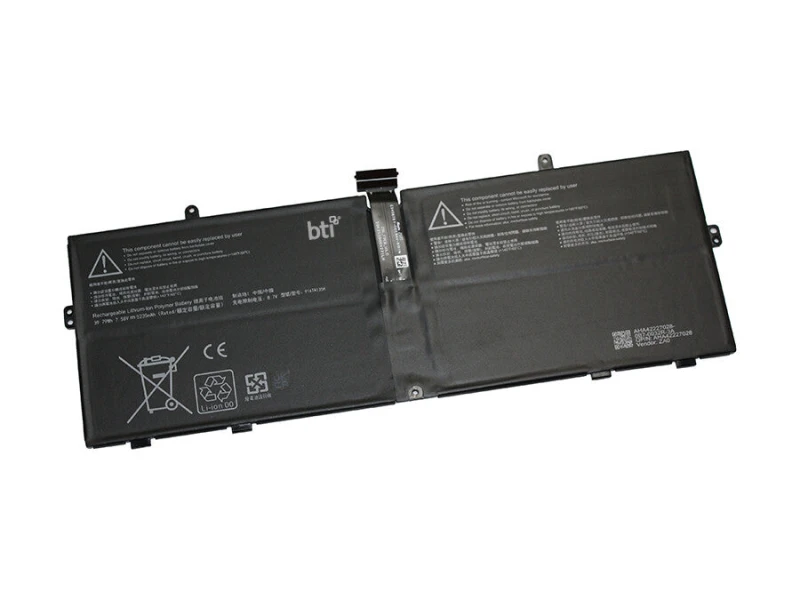 Image of BTI BTI 916TA135H compatible 39.7Wh 4-cell battery for Microsoft SURFACE LAPTOP GO 12.4 (MODEL 1943) SURFACE LAPTOP GO 2 (MODEL 2013) 916TA135H-BTI