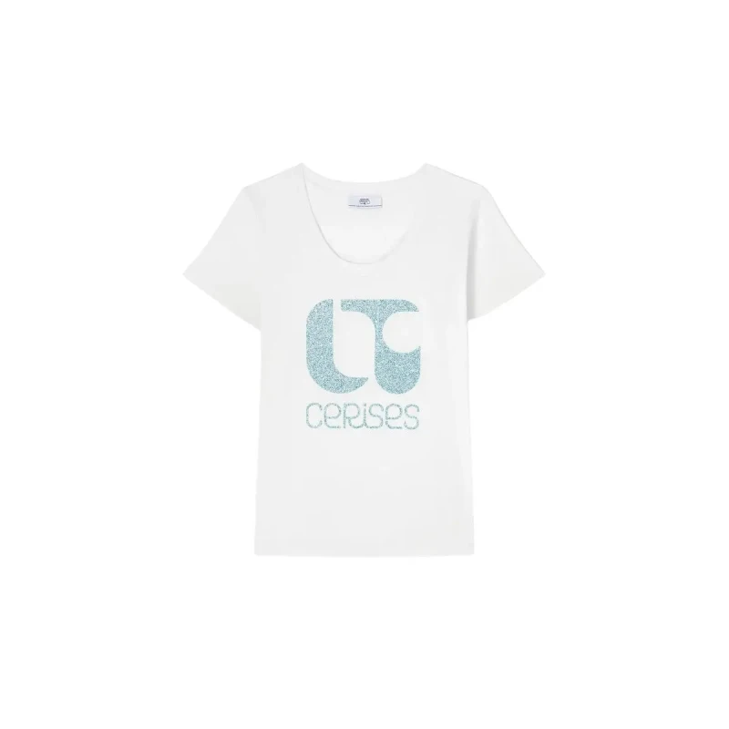 Image of Le Temps des cerises Womens T-Shirt Le Temps des cerises Smallvtrame Blanc Female L