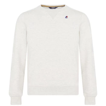 Image of KWAY Baptiste Crew Sweatshirt - White