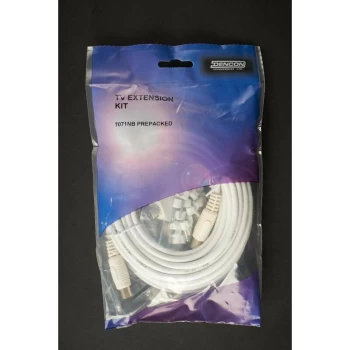 Image of TV Lead Kit (Comprising, 7077, 7118, 7113, F51) Bubble Packed - 7071 - Dencon