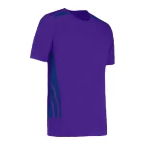 Image of GamegearA Mens Cooltex Short Sleeve Training T-Shirt (S) (Navy/Electric Blue)